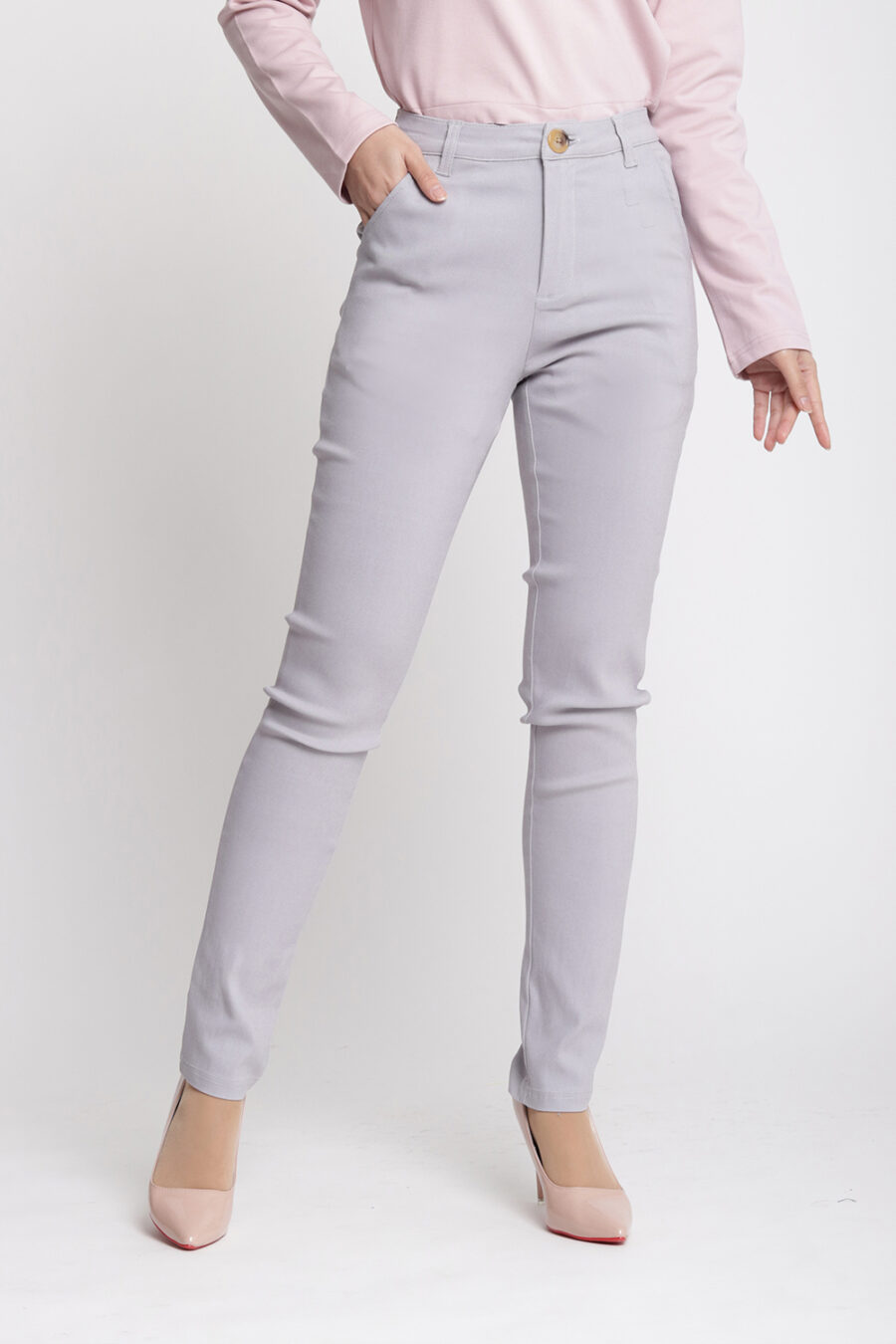 Zeera Skinny Pants Grey