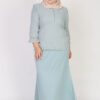 Mahsuri 2.0 Plus Mermaid Skirt Dusty Green - Image 2