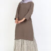 Nora Long Blouse Brown - Image 2
