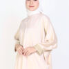 Dewi Plain Batwing Blouse Beige