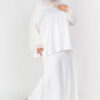 Ariel Plus Kurung White