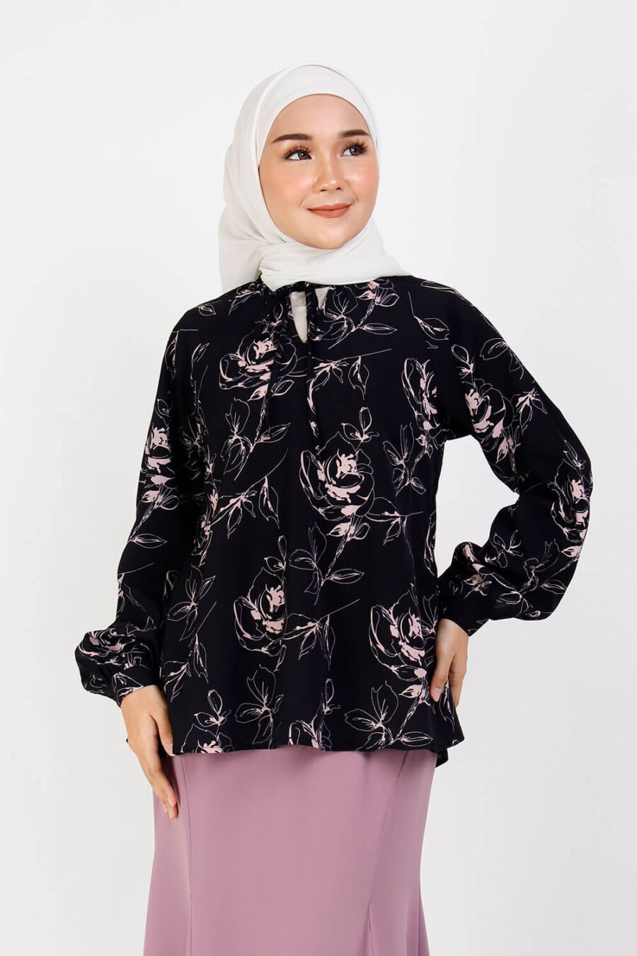 jasmina-top-blouse-latest-new-2023-puff-workwear-formal-jb-70306-black-pink