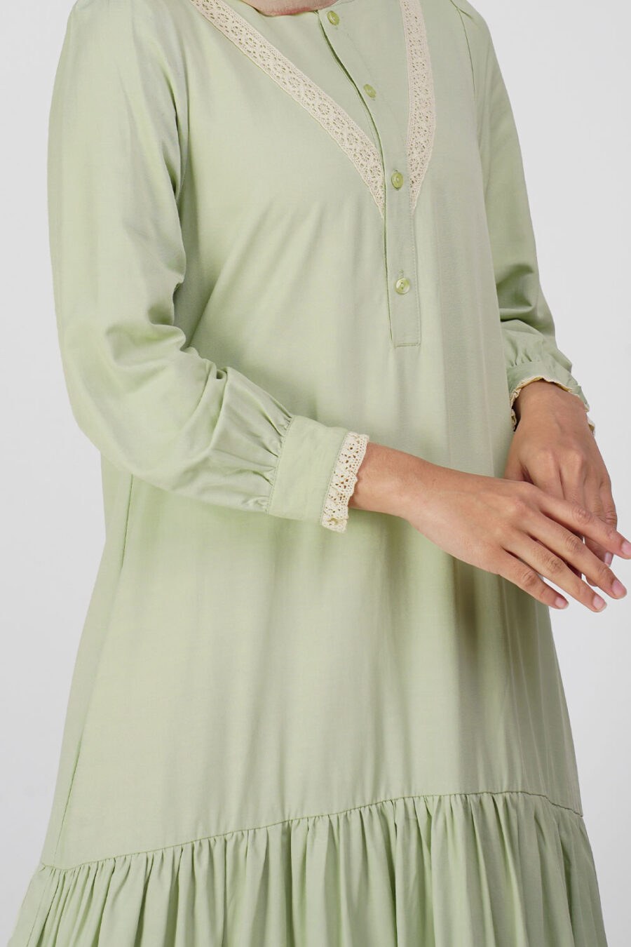 Milea Dress Green - Image 3