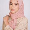 Nur Basic Chiffon Square Pink - Image 2