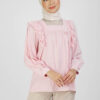Sasha Ruffle Blouse Baby Pink