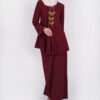 Kemboja Kebaya Maroon (XS - 5XL) - Image 2