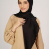 Jasmina Basic Square Plain Black - Image 2