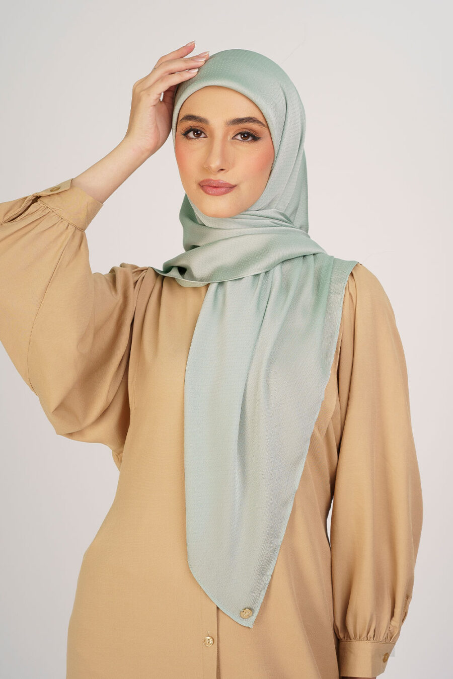 Jasmina Basic Square Plain Tiffany - Image 3