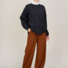 Rowan Plain Blouse Black - Image 2