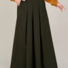 Adley Wide Skirt Green