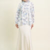 Feiya Butterfly Printed Blouse Blue - Image 2
