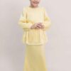Thea Kids Kurung in Light Yellow