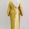 Ilona Plus Size Kebaya Modern in Olive Gold - Image 2